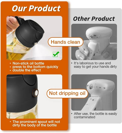 2-in-1 Oil Sprayer Bottle