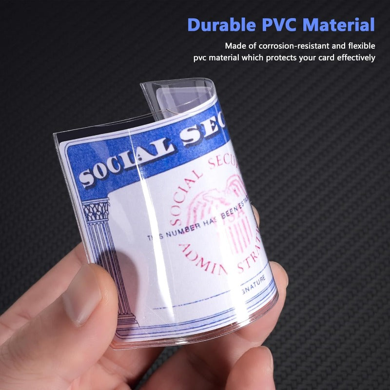Clear PVC Card Sleeves